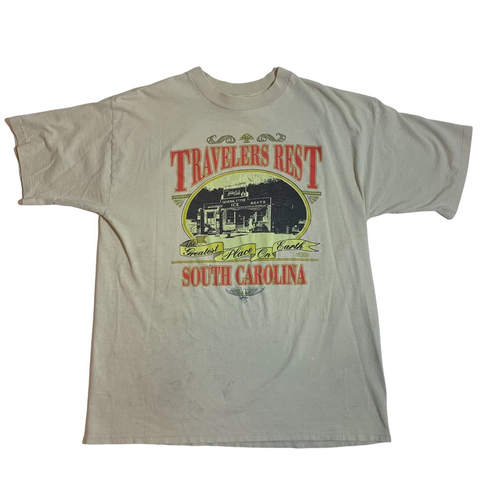 Vintage 90s South Carolina H.L. Miller Distressed Made in USA T-Shirt Large